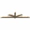Ekena Millwork Redmond Rough Sawn Timber Gable Bracket, Douglas Fir, 96"W x 24"H x 4"D x 4"F, 6/12 Pitch GBW096X24X0404RED00RDF - alternate 4